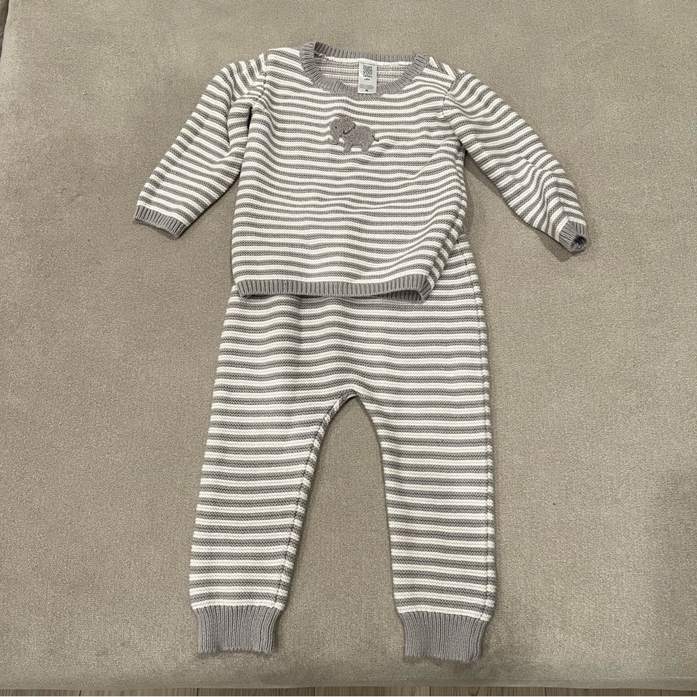 Knit Sweater Two Piece